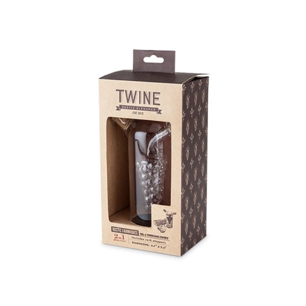 TWINE Clear Glass Cruet