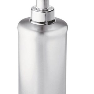 iDesign York Brushed Chrome Metal Lotion/Soap Dispenser