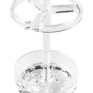 iDesign Eva Clear Acrylic Toothbrush Holder