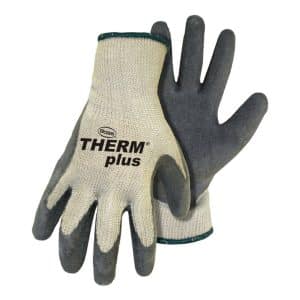 Boss Therm Plus Men's Indoor/Outdoor String Knit Work Gloves Gray/White M 1 pair