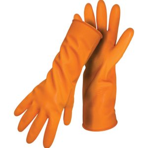 Boss Men's Indoor/Outdoor Chemical Gloves Orange L 1 pair