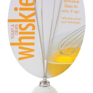 Joie Whiskie Egg White/Silver Plastic/Stainless Steel Whisk