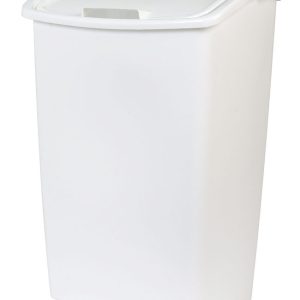 Rubbermaid 11.25 gal White Plastic Swing Out Wastebasket