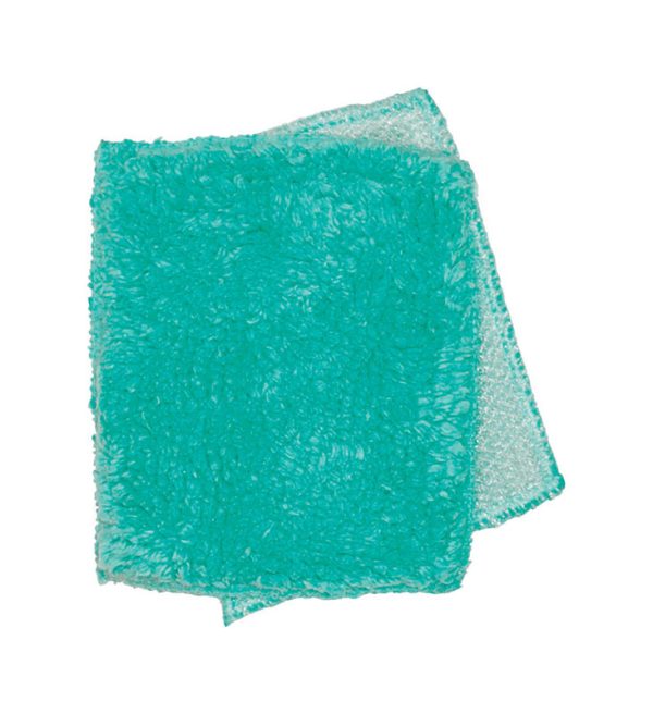 Janey Lynn's Designs Shrubbie Spicy Spearmint Cotton/Nylon Solid Kitchen Utility Cloth 2 pk