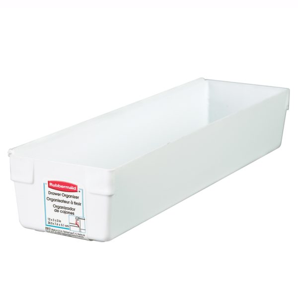 Rubbermaid 2 in. H X 3 in. W X 12 in. D Plastic Drawer Organizer