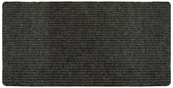 Multy Home Concord 50 ft. L X 36 in. W Charcoal Nonslip Carpet Runner