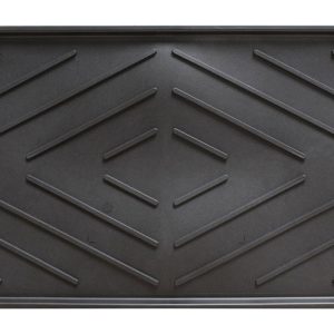 Multy Home 14 in. L X 25 in. W Black PVC Boot/Shoe Mat