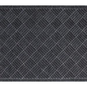 Multy Home Contours 48 in. L X 36 in. W Charcoal Polyester/Vinyl Floor Mat