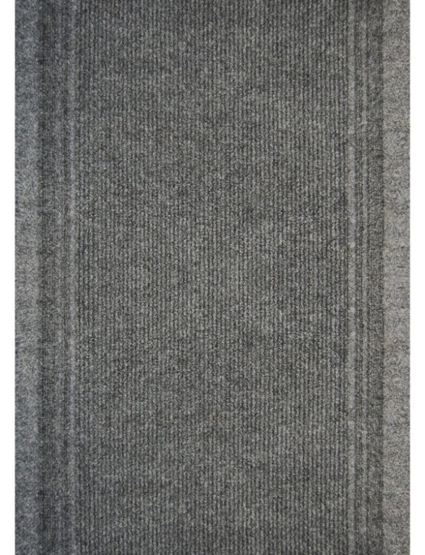 Multy Home Tracker 60 ft. L X 26 in. W Gray Nonslip Carpet Runner