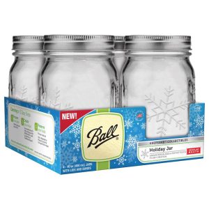 Ball Keepsake Collectibles Regular Mouth Canning Jar 16 oz 4 pk