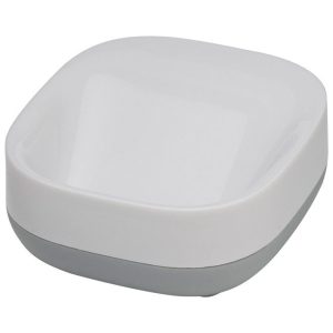 Joseph Joseph Grey/White Plastic Soap Dish