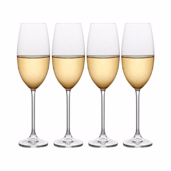 Mikasa Julie 16-1/2 oz Clear Crystal Wine Glass Set