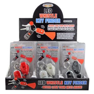 Blazing LEDz Plastic Assorted LED Whistle Key Finder