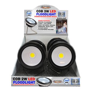 Blazing LEDz 240 lm Black/Silver LED Flood Light