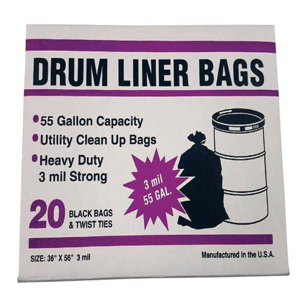 Primrose Plastics 55 gal Drum Liner Twist Ties 20 pk