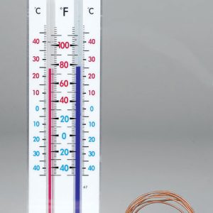Taylor Tube Thermometer Plastic White 9.06 in.