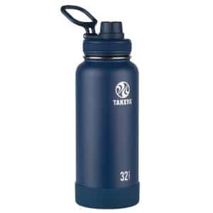 Takeya Actives 32 oz Double Wall Midnight BPA Free Insulated Water Bottle