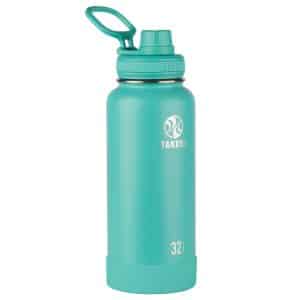 Takeya Actives 32 oz Double Wall Teal BPA Free Insulated Water Bottle