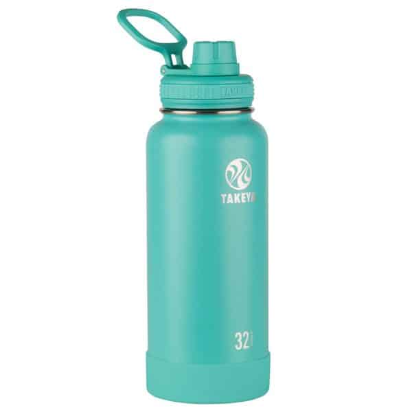 Takeya Actives 32 oz Double Wall Teal BPA Free Insulated Water Bottle