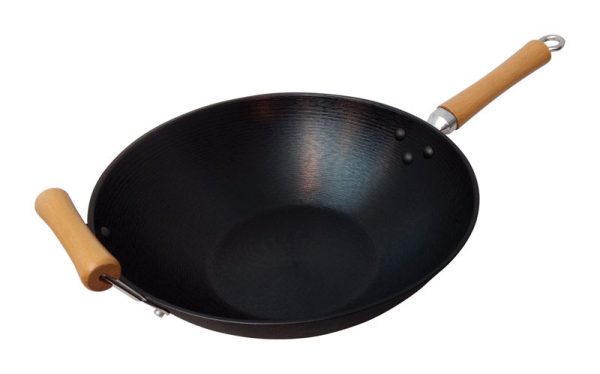 Joyce Chen Classic Steel Wok 14 in. Black