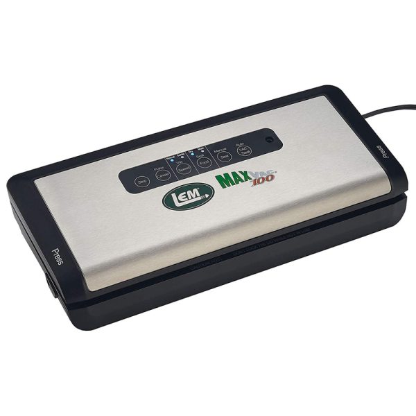 LEM MaxVac Black/Silver Vacuum Food Sealer