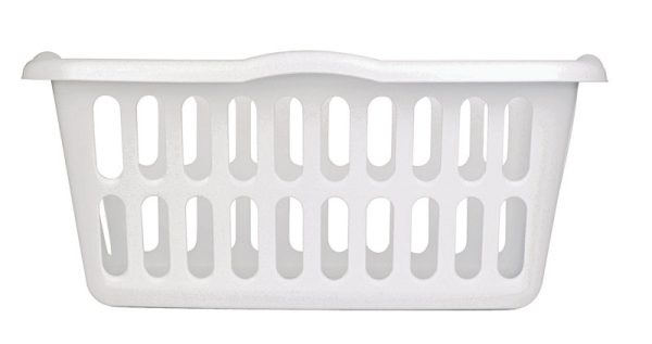 Sterilite White Plastic Laundry Basket