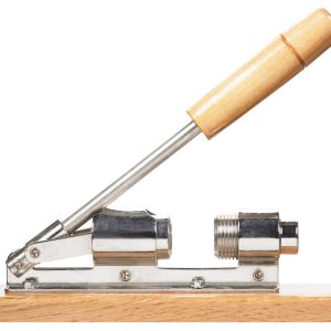 Duke Silver/Wood Steel Nut Cracker
