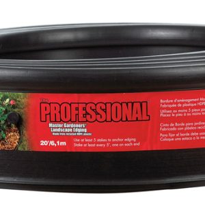 Master Mark Master Gardener 20 ft. L X 4.5 in. H Plastic Black Lawn Edging