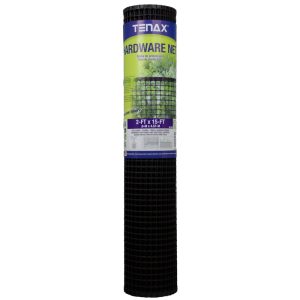 Tenax 2 ft. H X 15 ft. L Polypropylene Hardware Netting Black
