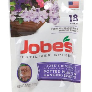 Jobe's Potted Plants & Hanging Baskets 8-9-12 Plant Fertilizer 18 pk