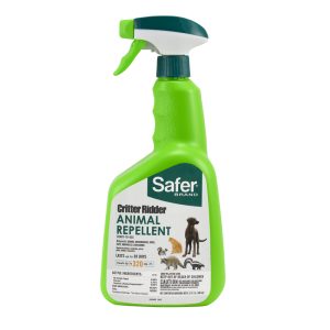 Safer Brand Critter Ridder Animal Repellent Spray For Most Animal Types 32 oz