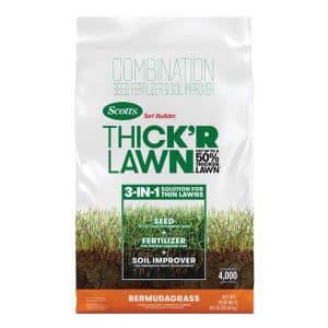 Scotts Turf Builder ThickR Bermuda Grass Grass Seed and Fertilizer 40 lb