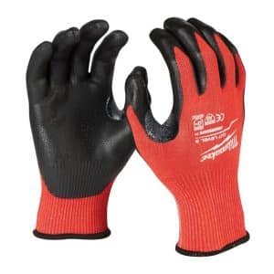 Milwaukee Cut 3 Cut Resistant Gloves Black/Red XL 1 pair