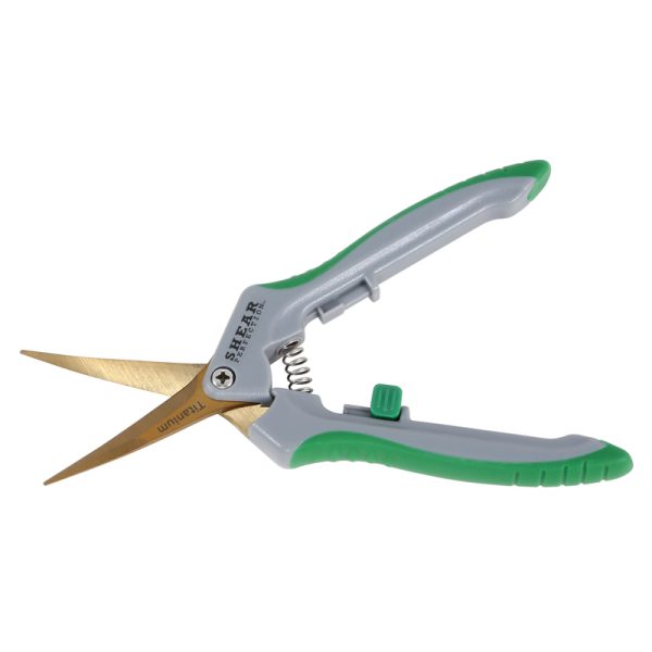 Shear Perfection Platinum Stainless Steel Curved Trimming Shear