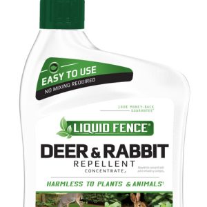Liquid Fence Animal Repellent Liquid For Deer and Rabbits 32 oz