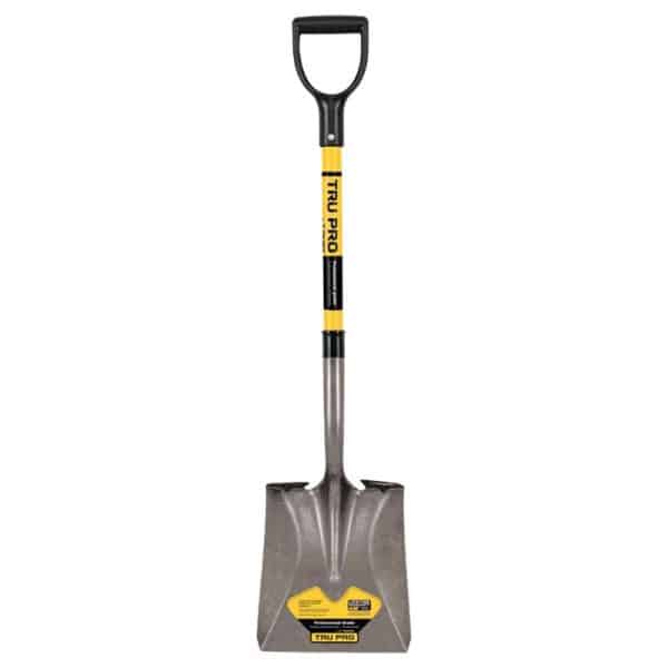 Truper Tru-Tough 41 in. Steel Square Transfer Shovel Fiberglass Handle