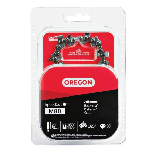 Oregon SpeedCut M80 20 in. 80 links Chainsaw Chain