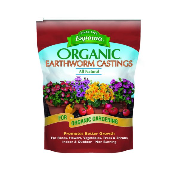 Espoma Earthworm Castings Organic Everything that Grows Fertilizer 4 qt