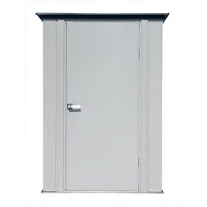 Arrow Spacemaker 4 ft. x 3 ft. Metal Vertical Pent Storage Shed without Floor Kit Gray