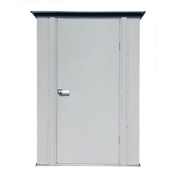 Arrow Spacemaker 4 ft. x 3 ft. Metal Vertical Pent Storage Shed without Floor Kit Gray