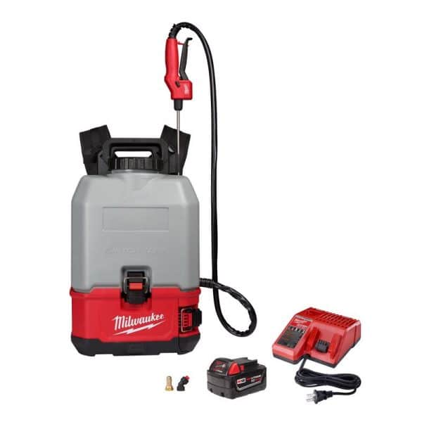 Milwaukee M18 SWITCH TANK 4 gal Backpack Concrete Sprayer Kit