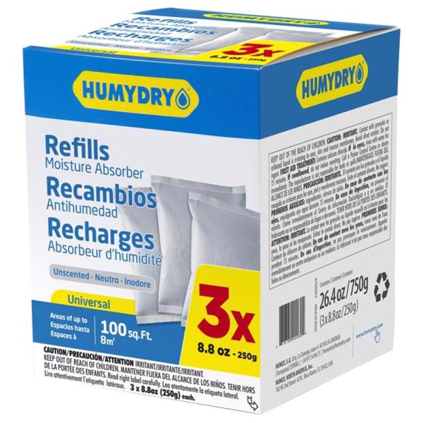 Humydry Refill Moisture Absorber 8.8 pk