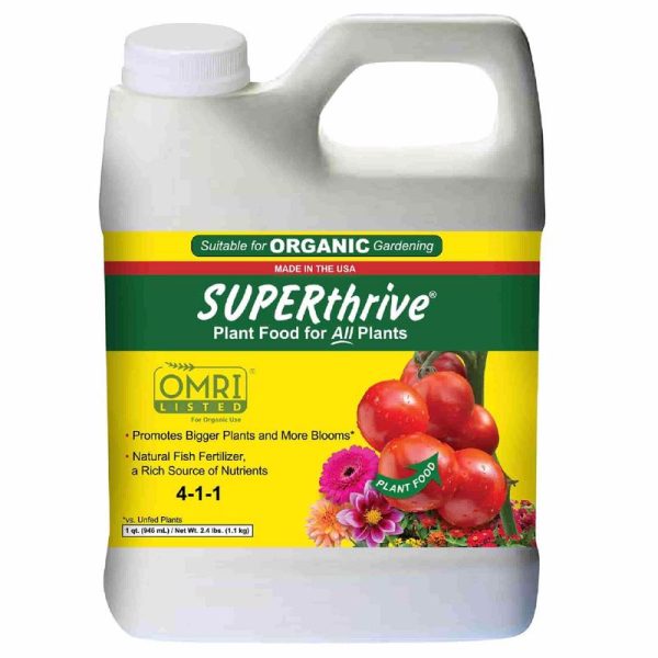 SUPERthrive Organic Liquid All Plants Plant Food 1 qt