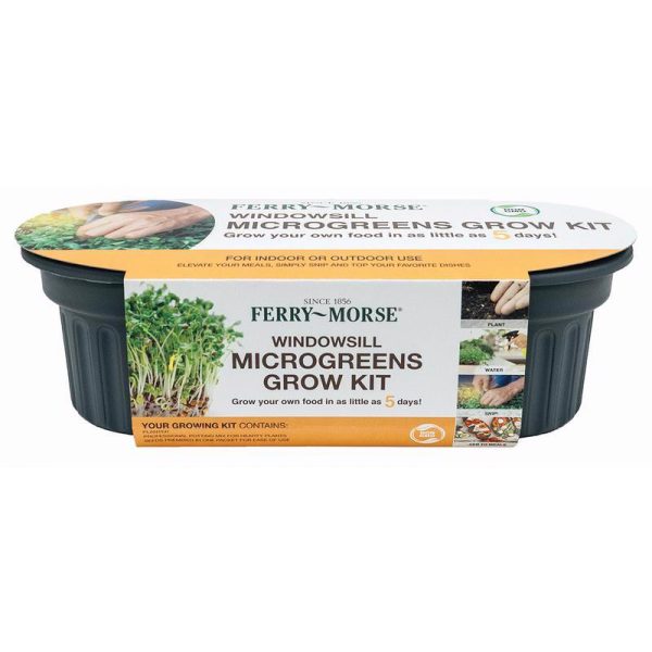Ferry-Morse 4 in. H X 16 in. W X 4 in. L Windowsill Microgreens Grow Kit 1 pk