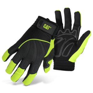 CAT Men's Outdoor Utility Gloves High-Vis Green XL 1 pair