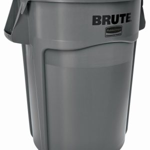 Rubbermaid Brute 44 gal Gray Plastic Garbage Can