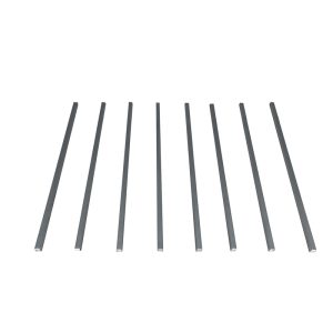 Build-Well 6 ft. x 4 ft. Metal Horizontal Modern Floor Frame Kit Gray