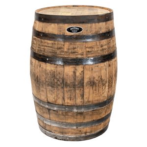 Real Wood Products Jack Daniel's 35 in. H X 26 in. D Oak Whiskey Barrel Barrel Brown