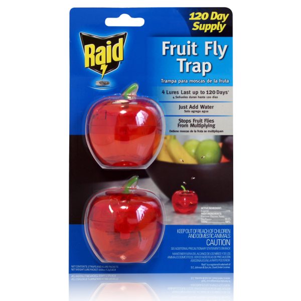 Raid Fruit Fly Trap 2 pk