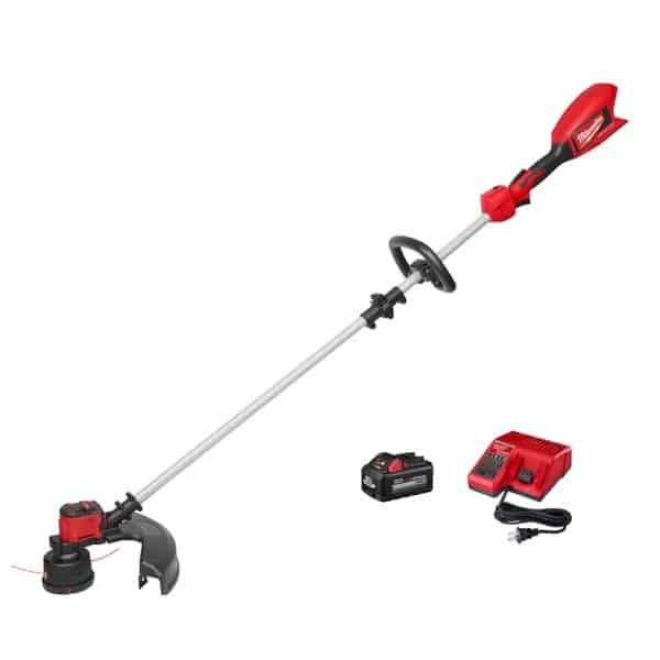 Milwaukee M18 Brushless 2828-21 14 in. 18 V Battery String Trimmer Kit (Battery & Charger)